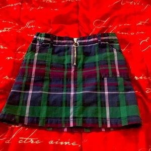 Girls plaid size 8 skirt